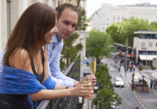 Enjoy a live music serenade for your loved one.