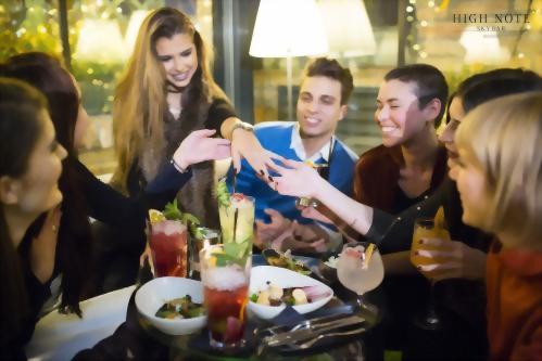 Celebrate a special milestone with your closest friends at High Note SkyBar.