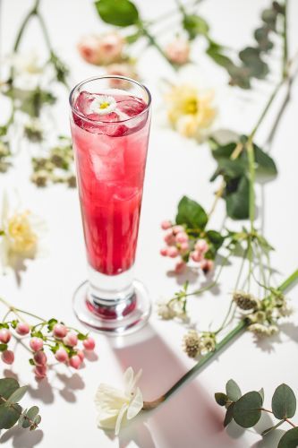 Vaccinium cocktail - enjoy flowers and myths at our SkyBar