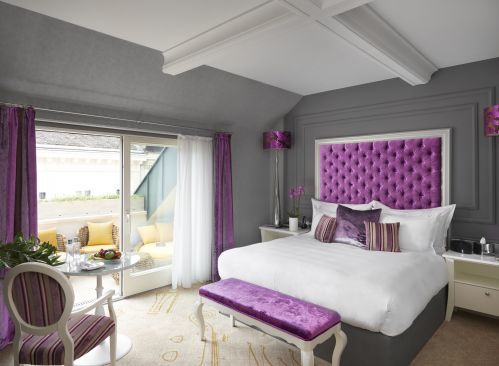 La Traviata Terrace Suite in the Opera Wing with one or two bedrooms, each with a Euro King sized bed and a spacious terrace.