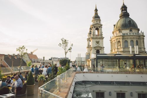 Party above the most beautiful parts of Budapest