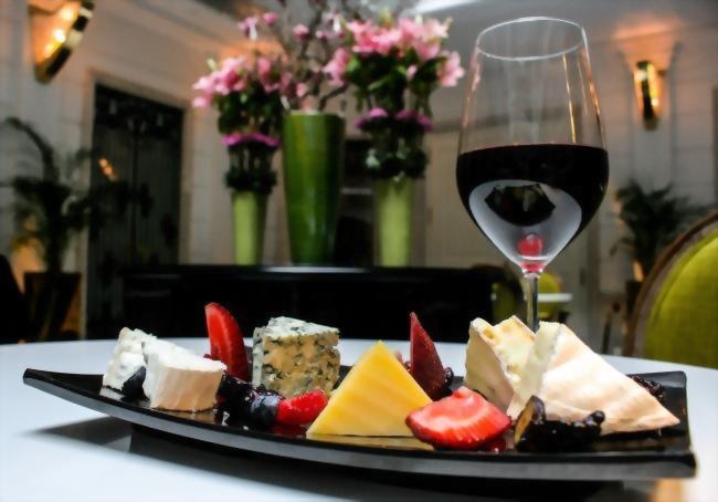 Aria Hotel Budapest | Wine & Cheese Reception every afternoon from 4-6pm